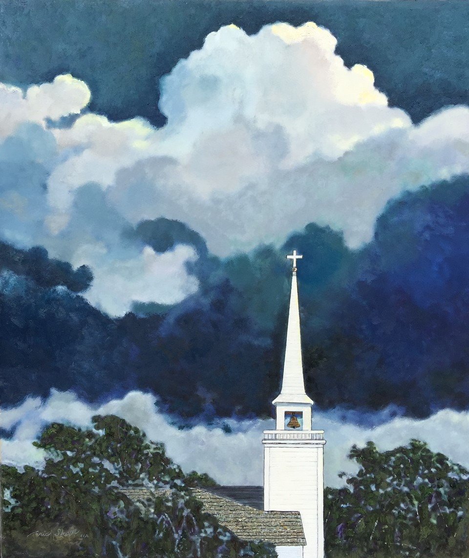 Eric Sloane Painting Title: Vermont Bell, Heaven and Earth